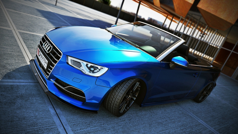 FRONTSPLITTER AUDI S3 8V (SEDAN, CABRIO) - 2