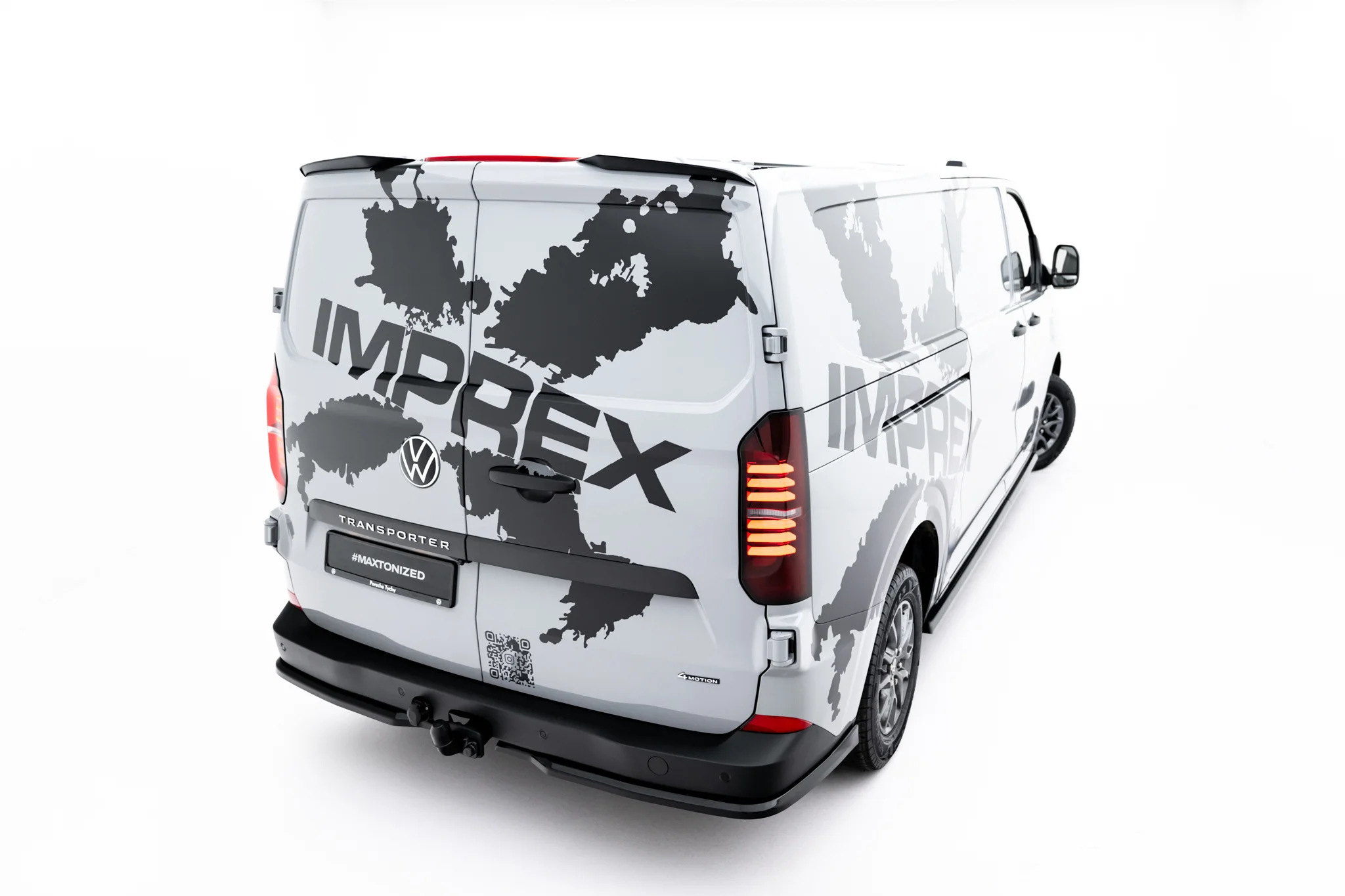 SPOILER CAP SUITABLE FOR VOLKSWAGEN TRANSPORTER T7 / FORD TRANSIT CUSTOM MK2 / TOURNEO CUSTOM MK2 – MAXTON DESIGN - 4