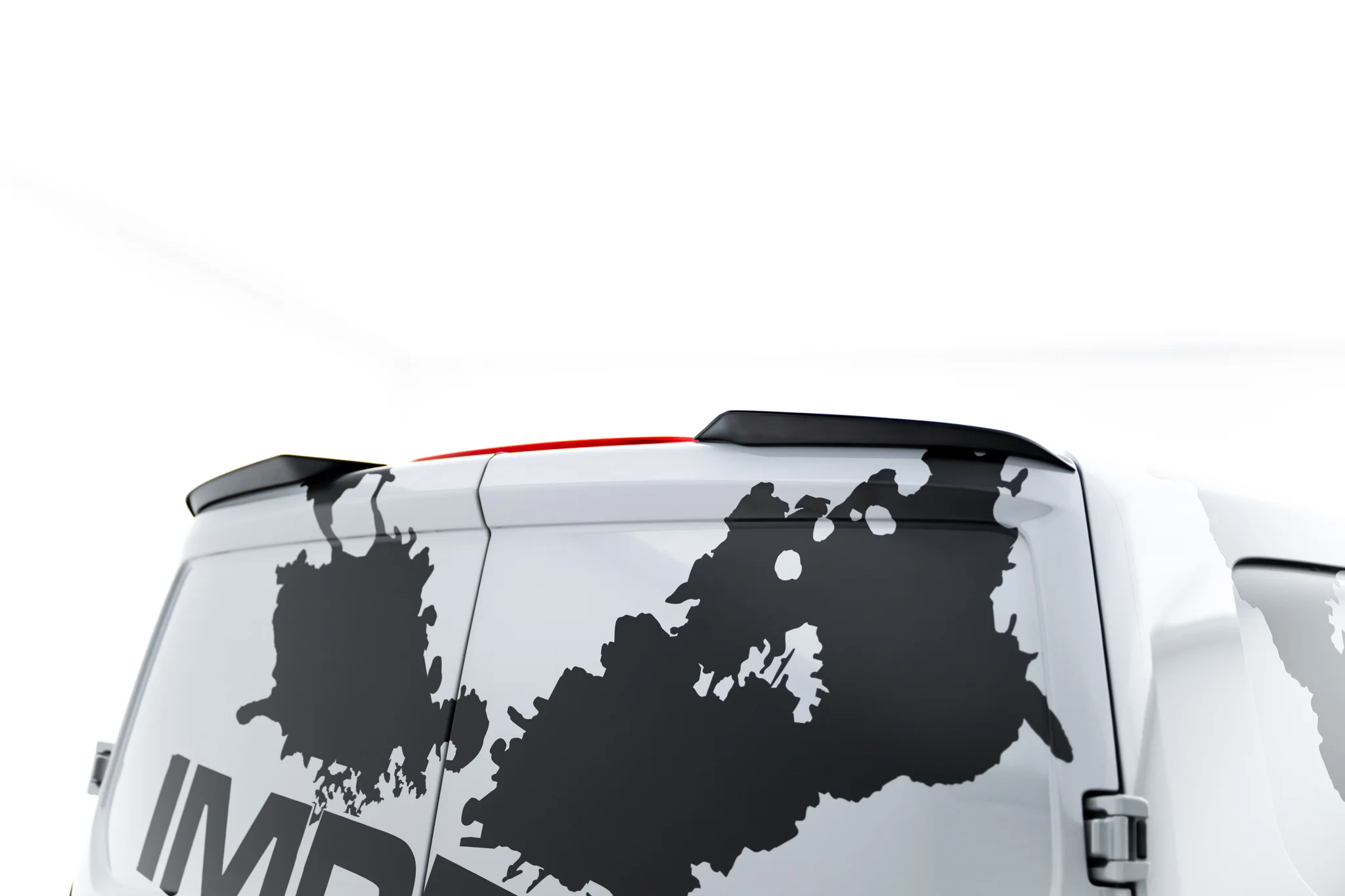 SPOILER CAP SUITABLE FOR VOLKSWAGEN TRANSPORTER T7 / FORD TRANSIT CUSTOM MK2 / TOURNEO CUSTOM MK2 – MAXTON DESIGN - 2