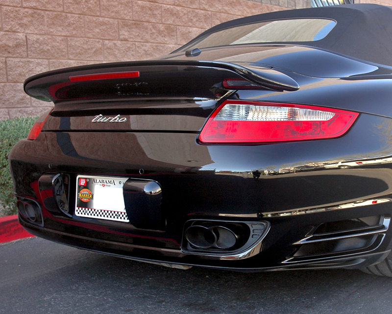 AGENCY POWER QUAD OVAL EXHAUST TIPS PORSCHE 997 TURBO 07-09 - 3