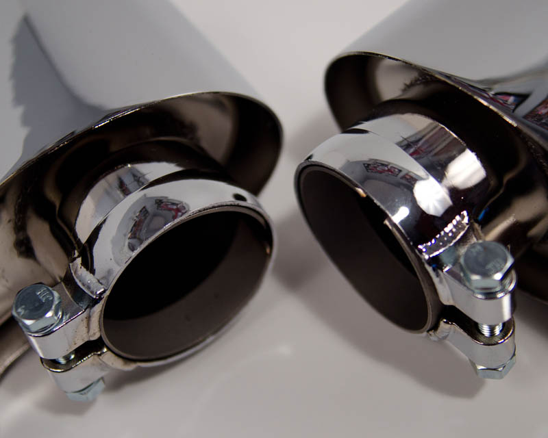 AGENCY POWER QUAD OVAL EXHAUST TIPS PORSCHE 997 TURBO 07-09 - 2