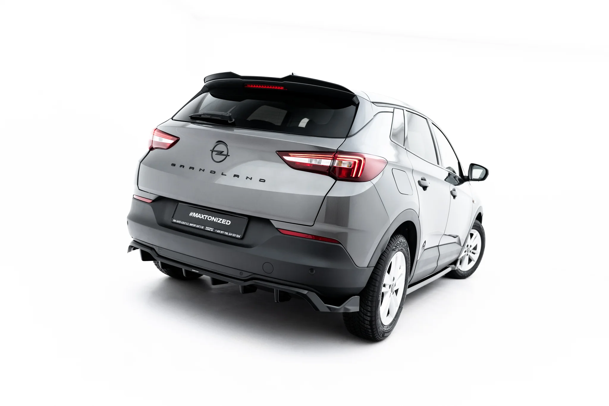 REAR SPLITTER (WITH VERTICAL BARS) SUITABLE FOR OPEL GRANDLAND MK1 – MAXTON DESIGN - 2