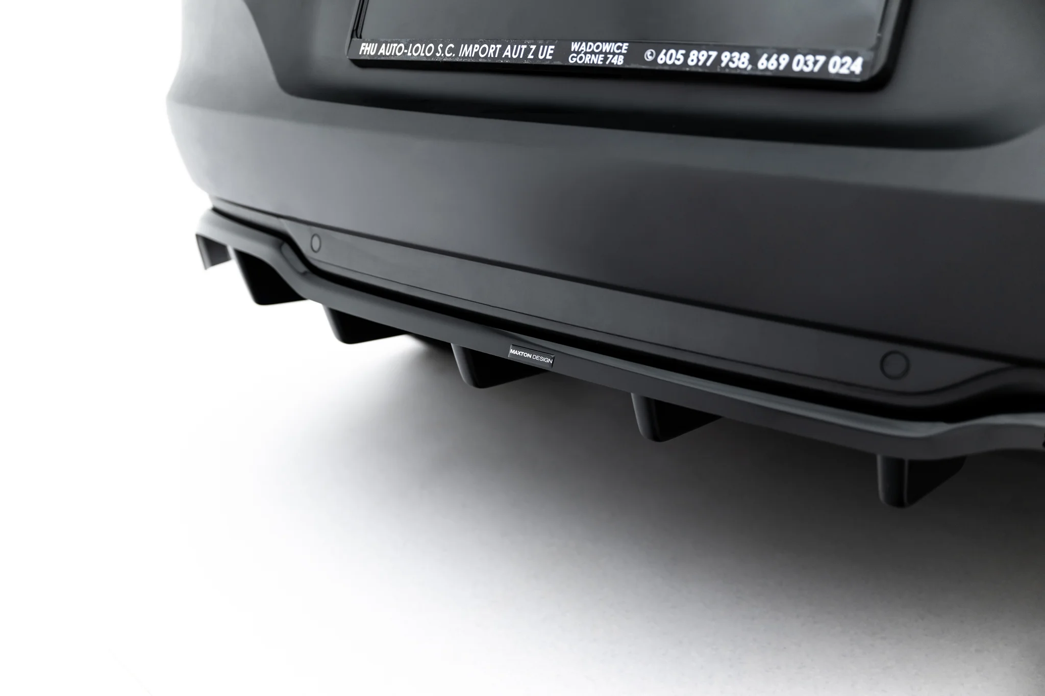REAR SPLITTER (WITH VERTICAL BARS) SUITABLE FOR OPEL GRANDLAND MK1 – MAXTON DESIGN - 3