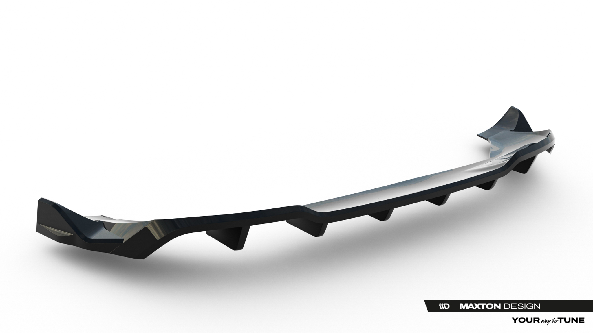 REAR SPLITTER (WITH VERTICAL BARS) SUITABLE FOR OPEL GRANDLAND MK1 – MAXTON DESIGN - 5
