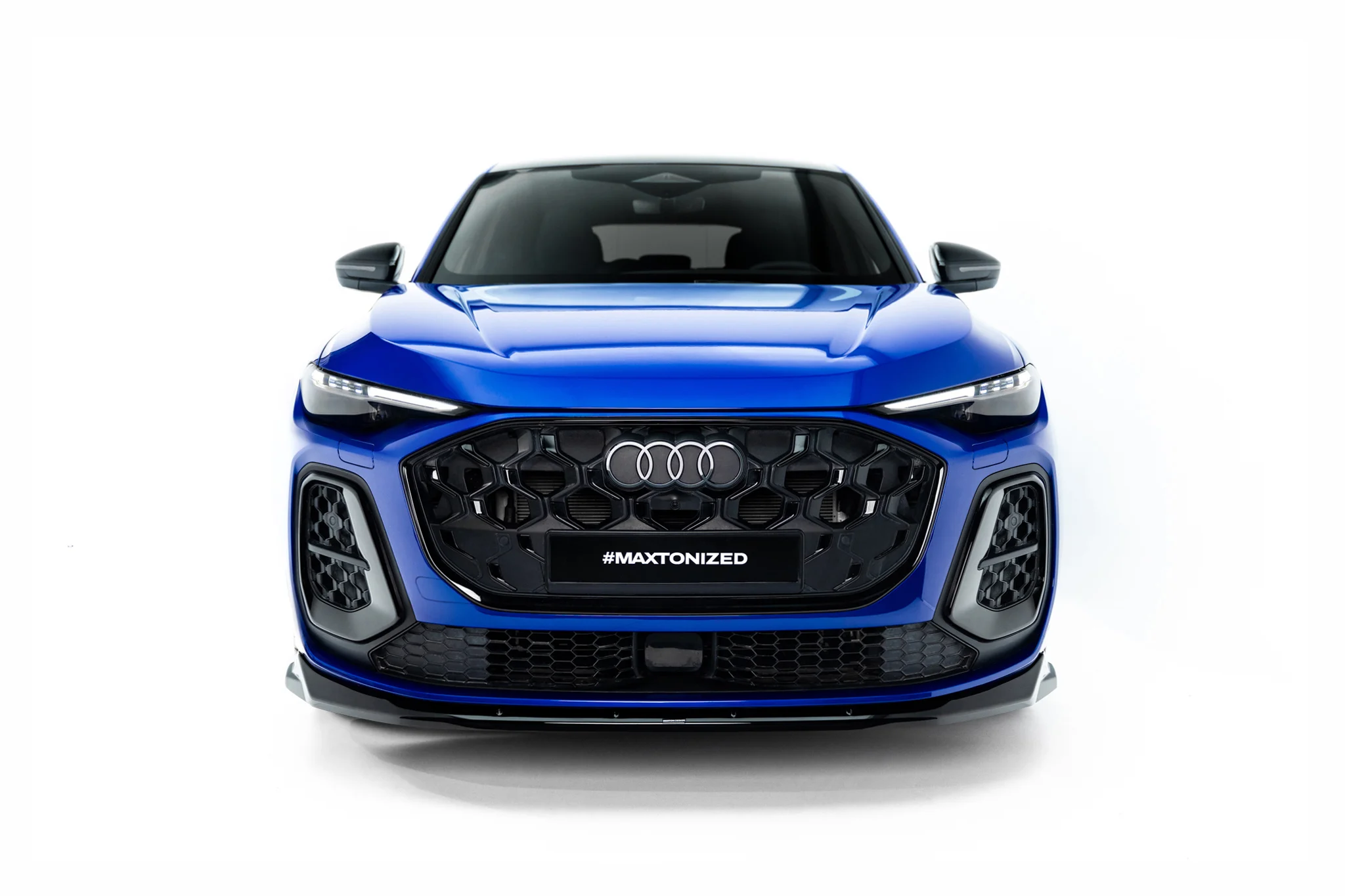 FRONT SPLITTER SUITABLE FOR AUDI Q5 S-LINE SPORTBACK / SUV MK3 – MAXTON DESIGN - 4