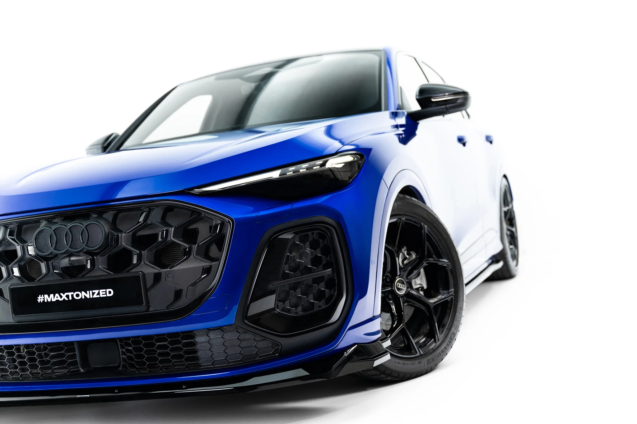 FRONT SPLITTER SUITABLE FOR AUDI Q5 S-LINE SPORTBACK / SUV MK3 – MAXTON DESIGN - 7