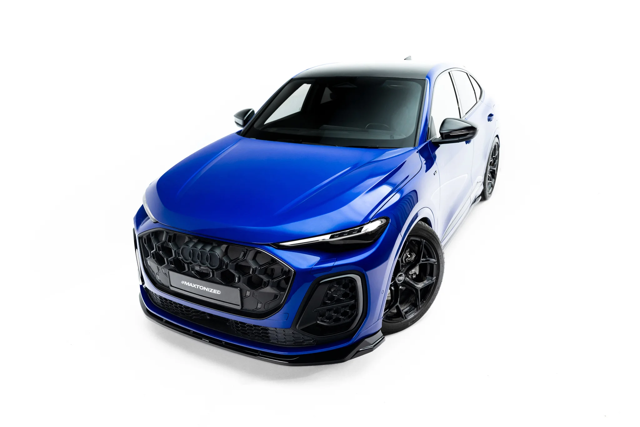 FRONT SPLITTER SUITABLE FOR AUDI Q5 S-LINE SPORTBACK / SUV MK3 – MAXTON DESIGN - 6
