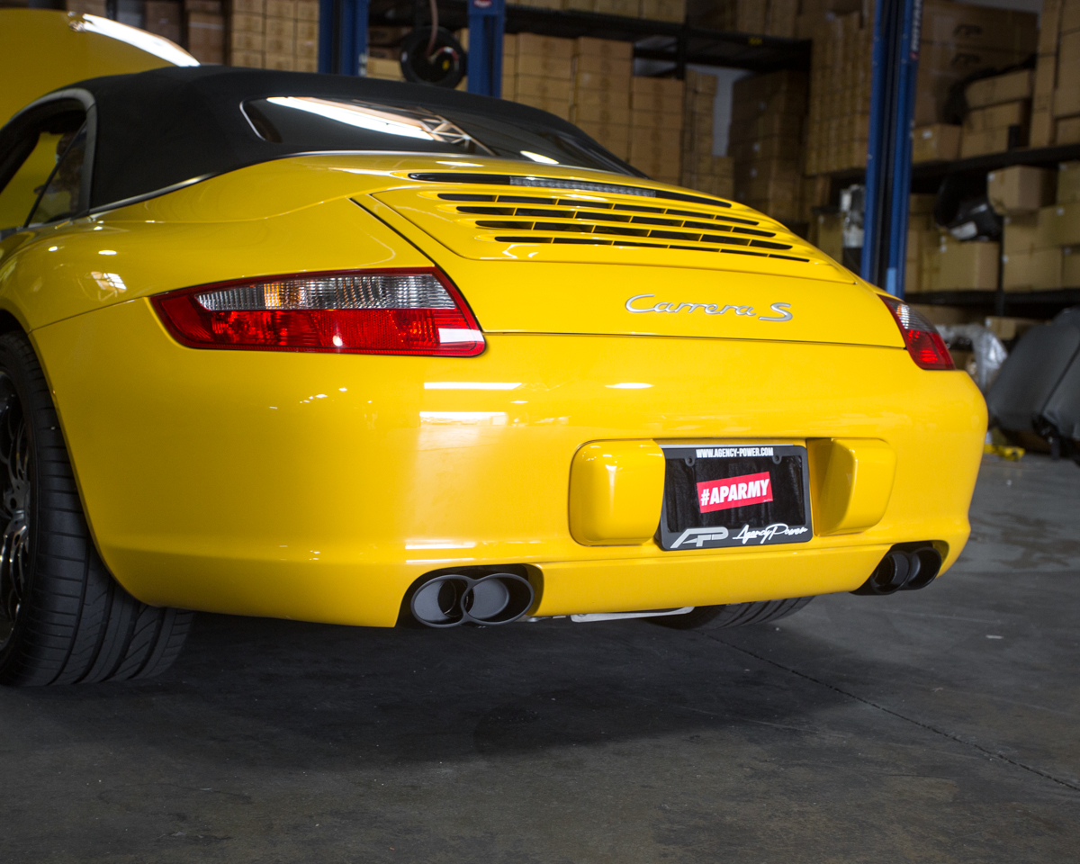 AGENCY POWER EXHAUST TIPS PORSCHE 997 CARRERA S - 2