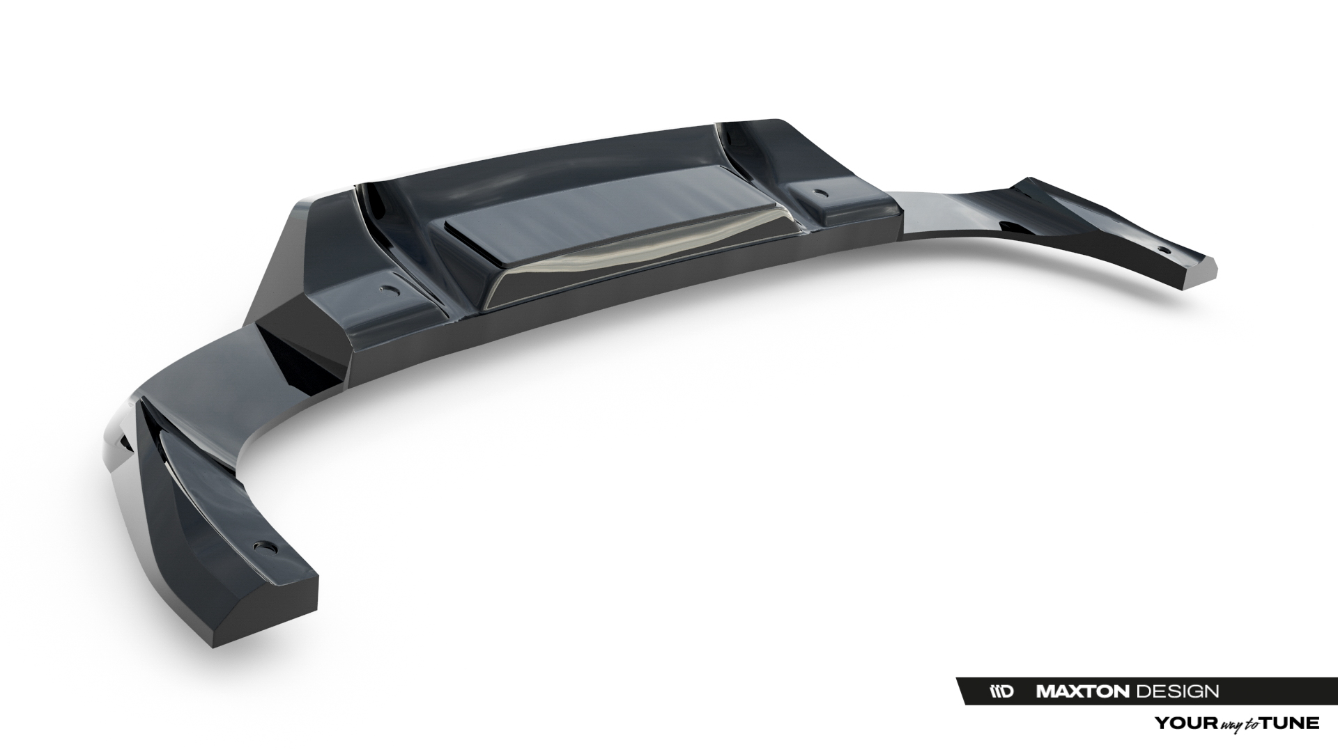 REAR SPLITTER (WITH VERTICAL BARS) SUITABLE FOR AUDI SQ5 SPORTBACK / SUV MK3 – MAXTON DESIGN - 7
