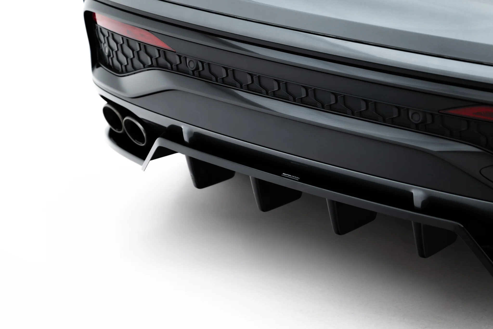 REAR SPLITTER (WITH VERTICAL BARS) SUITABLE FOR AUDI SQ5 SPORTBACK / SUV MK3 – MAXTON DESIGN - 9