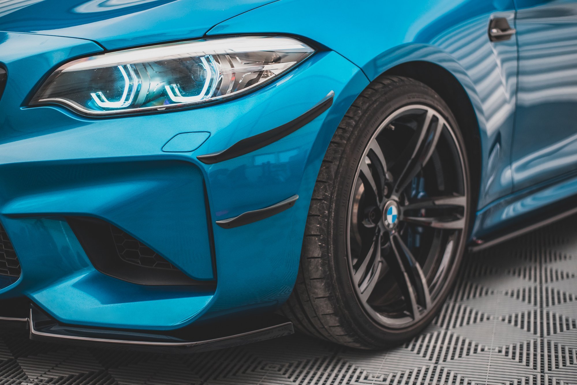 Front Bumper Wings (Canards) BMW M2 F87 - 2