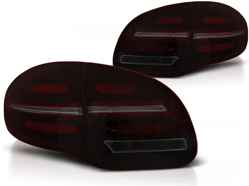 LED-BAKLYKTOR RÖD/TONAD SEQ TILL PORSCHE CAYENNE 2010-2015