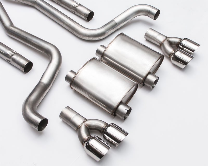 AGENCY POWER TURBO BACK EXHAUST WITH RACE DOWNPIPES MERCEDES-BENZ E63 AMG W212 12-15 - 2