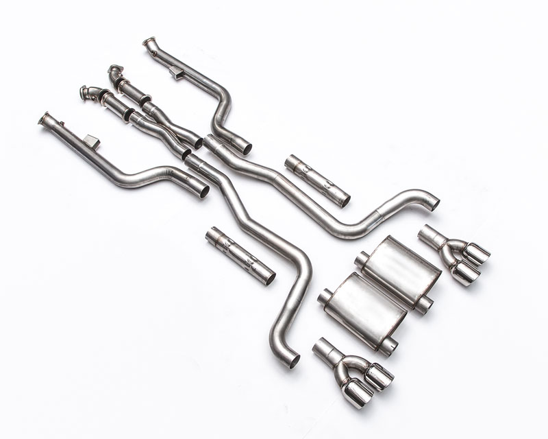 AGENCY POWER TURBO BACK EXHAUST WITH RACE DOWNPIPES MERCEDES-BENZ E63 AMG W212 12-15 - 4