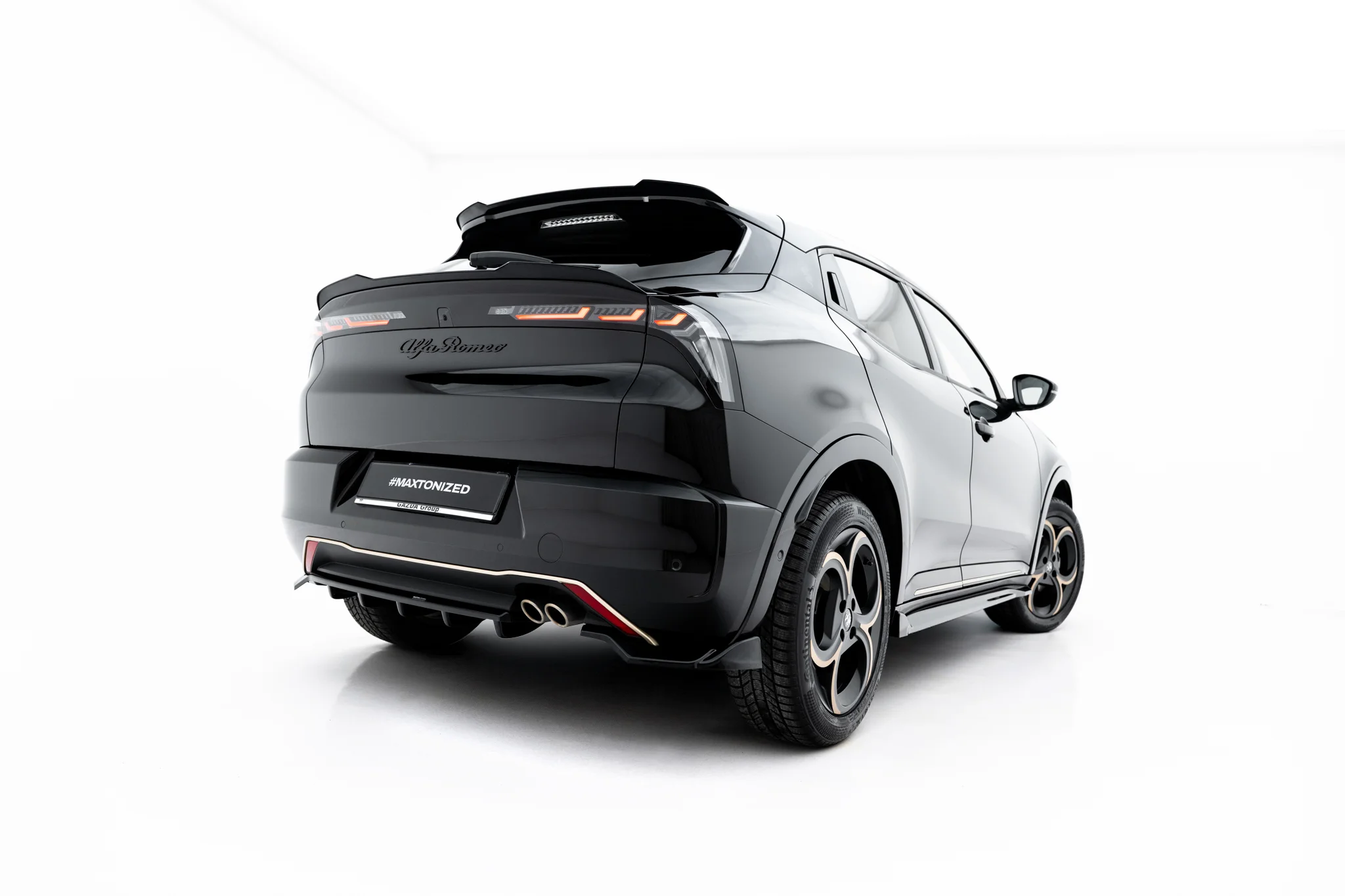 REAR SPLITTER (WITH VERTICAL BARS) SUITABLE FOR ALFA ROMEO JUNIOR MK1 – MAXTON DESIGN - 4