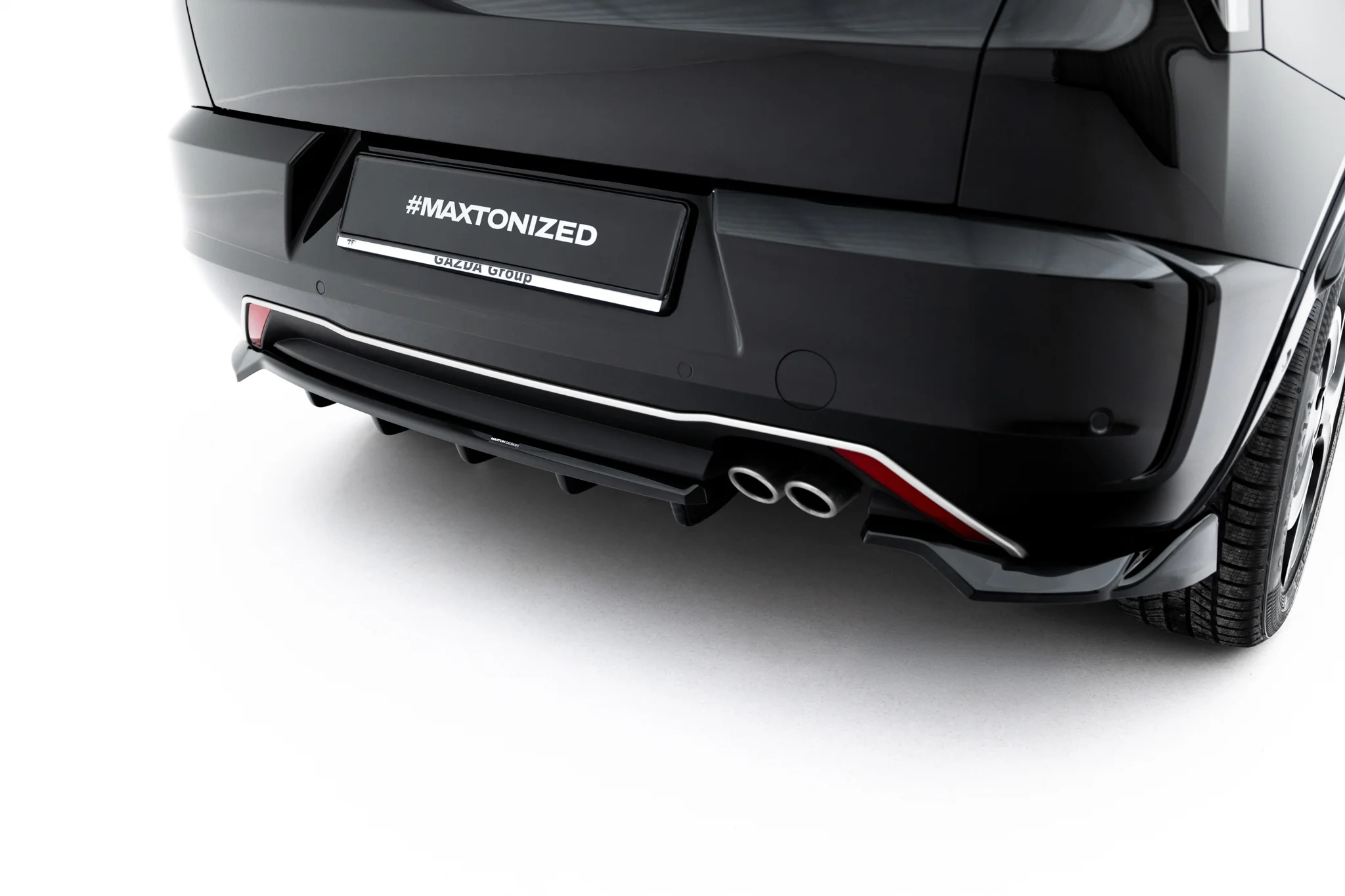 REAR SPLITTER (WITH VERTICAL BARS) SUITABLE FOR ALFA ROMEO JUNIOR MK1 – MAXTON DESIGN - 6