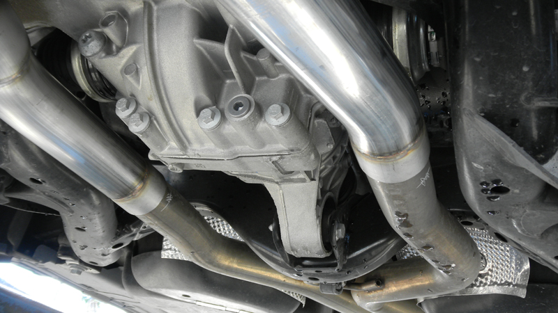 AGENCY POWER MUFFLER EXHAUST PORSCHE CAYENNE S V6 V8 11-14
