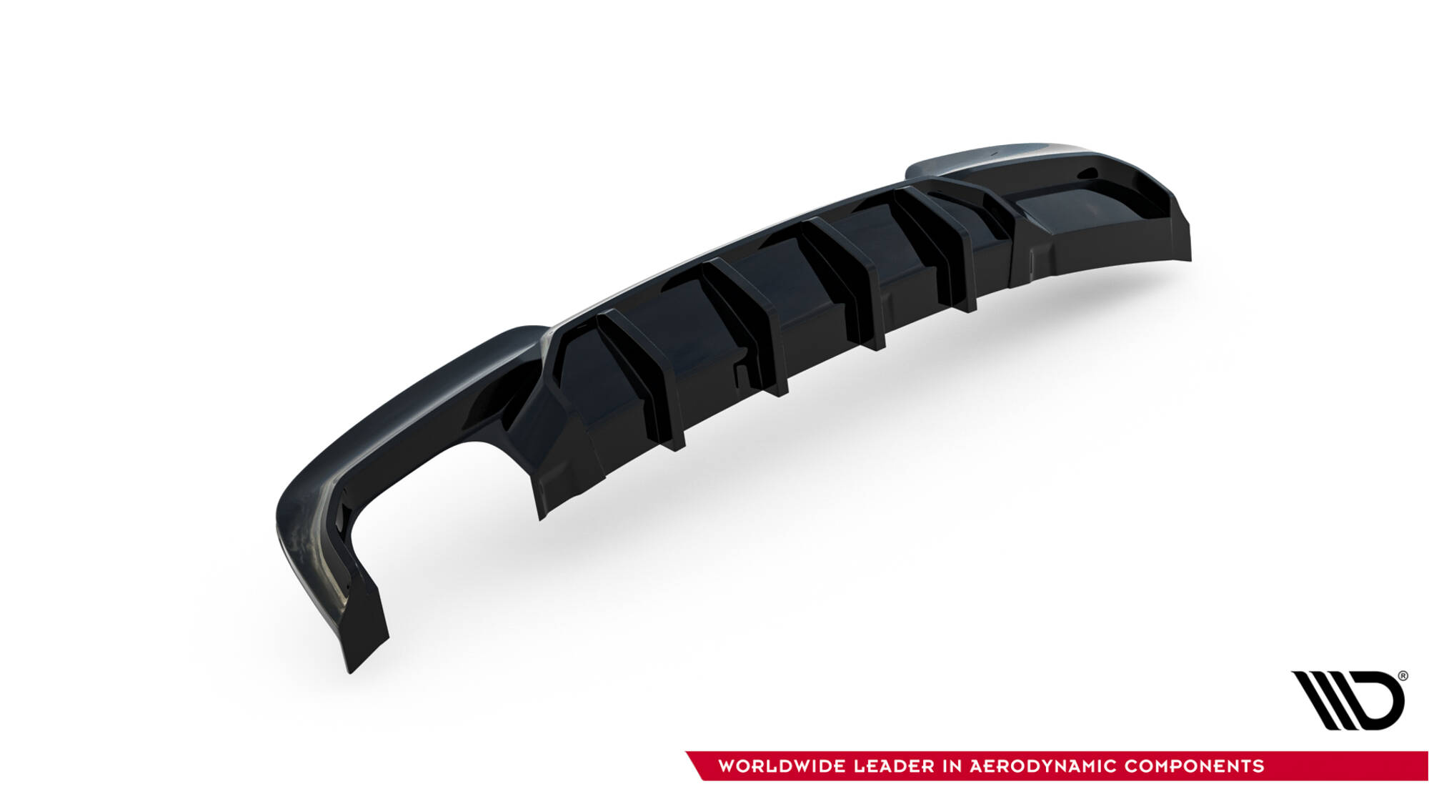 Rear Valance V.2 BMW 5 M-Pack F10 / F11 (Version with double exhaust on one side) - 6