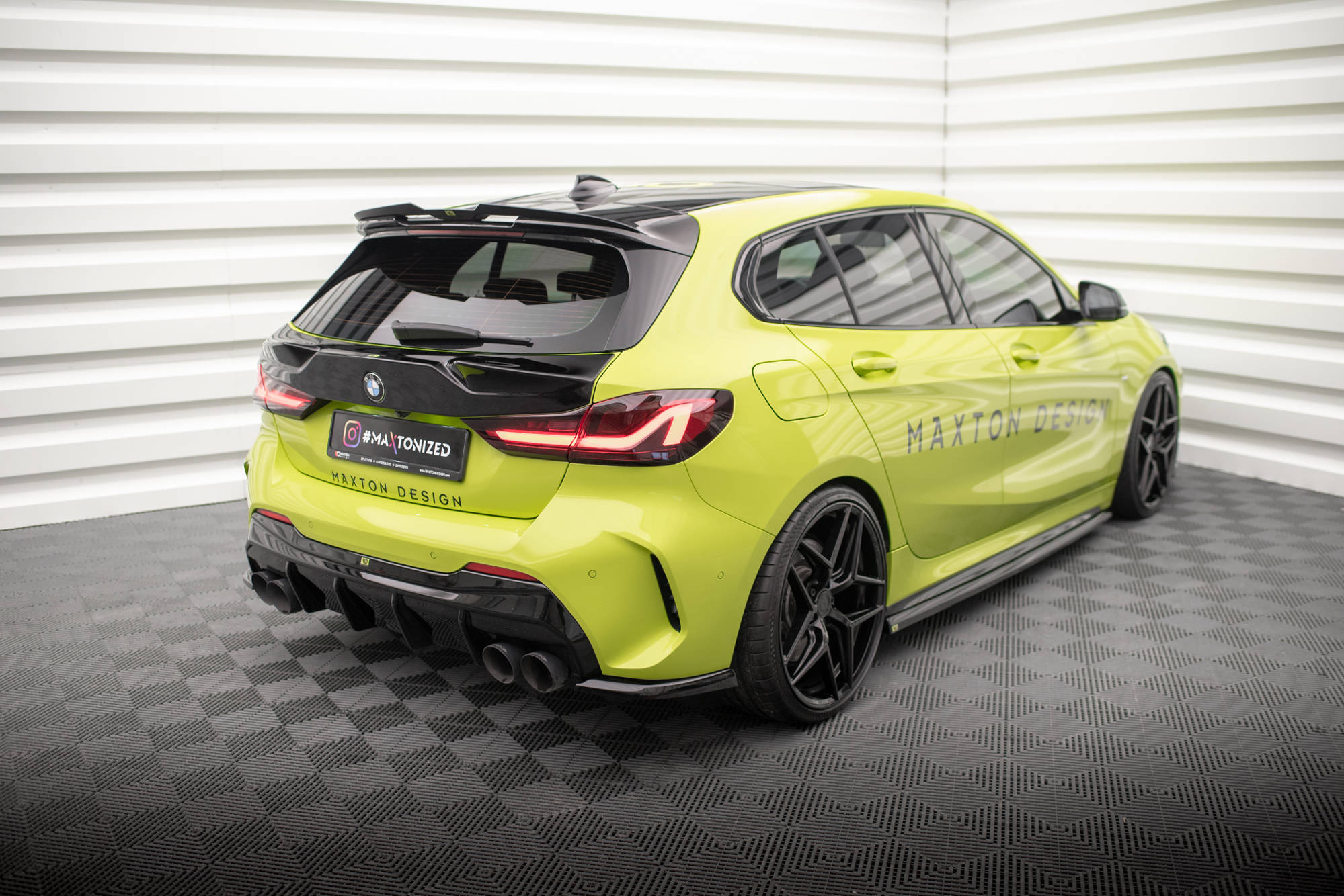 Rear Side Splitters V.5 BMW 1 F40 M-Sport / M135i - 2