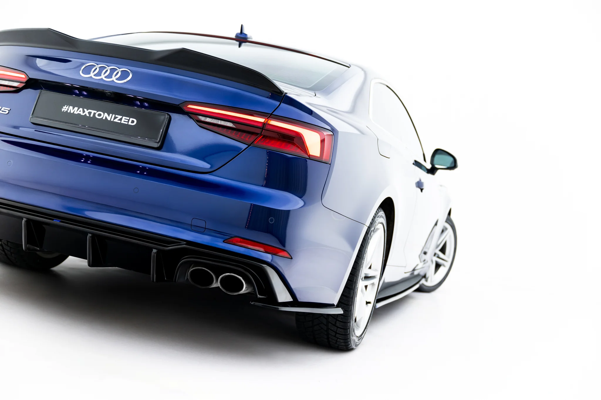 REAR SIDE SPLITTERS V.2 SUITABLE FOR AUDI S5 COUPE F5 – MAXTON DESIGN - 3