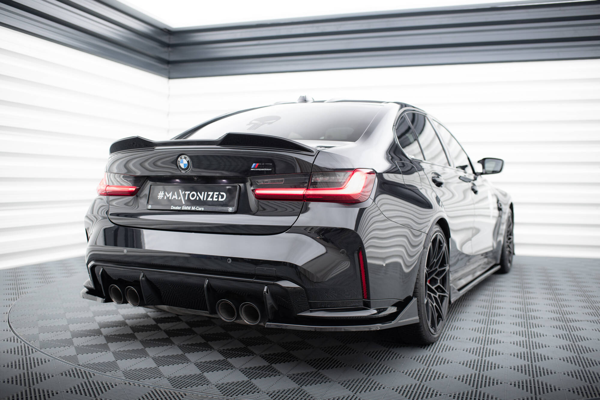 Rear Side Splitters V.4 CSL Look BMW M3 G80 - 2