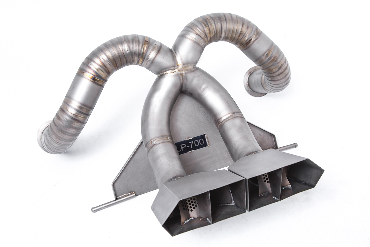 AGENCY POWER TITANIUM EXHAUST MUFFLER LAMBORGHINI AVENTADOR LP-700 - 3