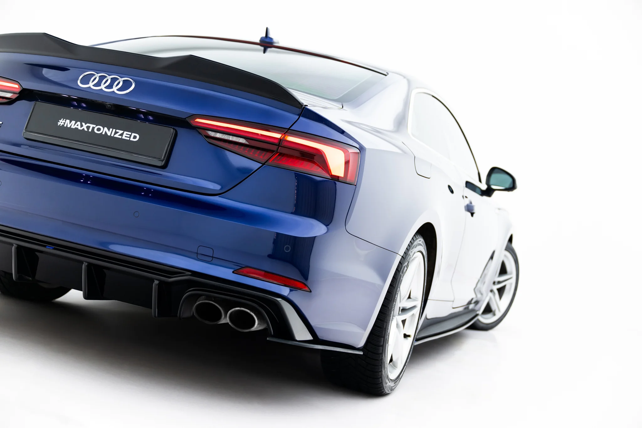 STREET PRO REAR SIDE SPLITTERS SUITABLE FOR AUDI S5 COUPE F5 – MAXTON DESIGN - 4