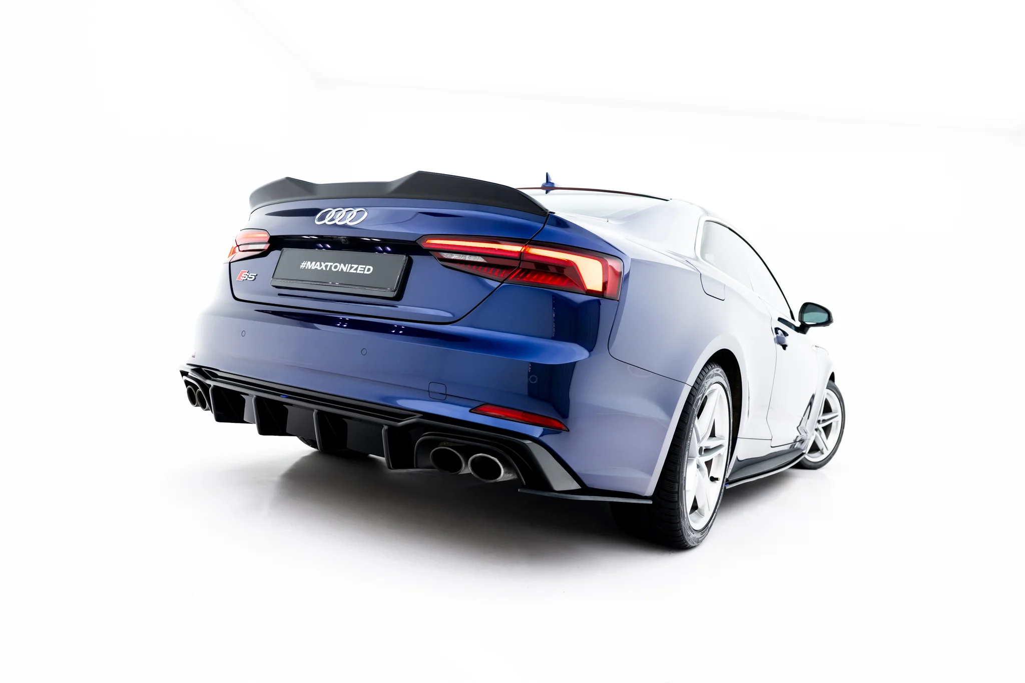 STREET PRO REAR SIDE SPLITTERS SUITABLE FOR AUDI S5 COUPE F5 – MAXTON DESIGN - 5