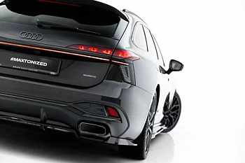 REAR SPLITTER (WITH VERTICAL BARS) V.3 SUITABLE FOR AUDI A6 S-LINE C9 – MAXTON DESIGN