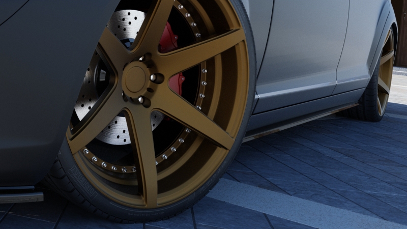 SIDE SKIRTS DIFFUSERS MERCEDES S-CLASS W221 - 3