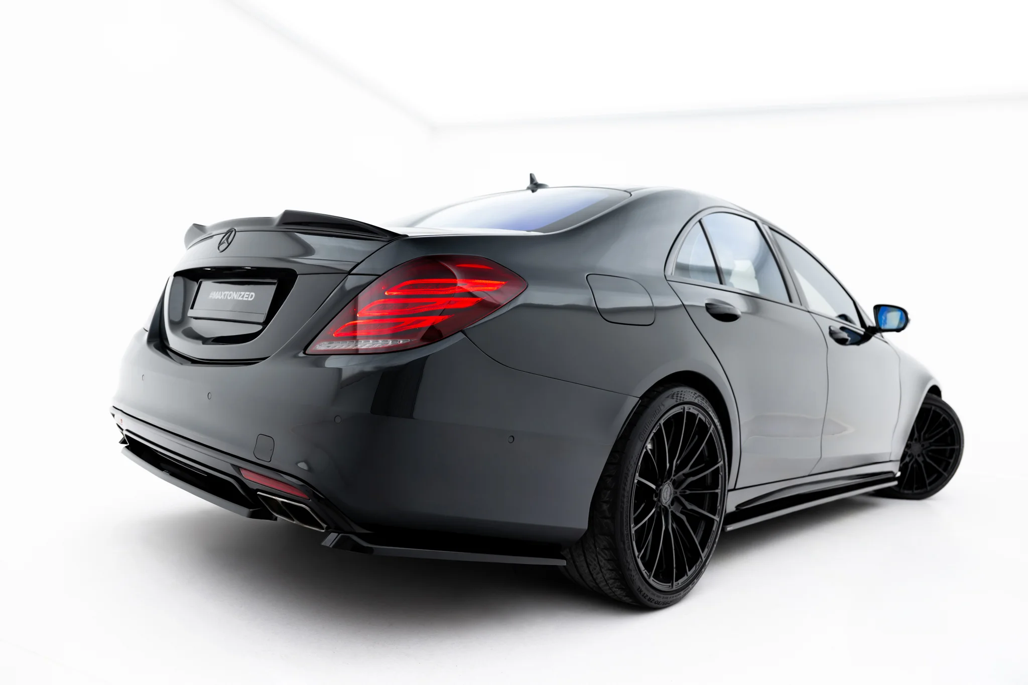 REAR SPLITTER V.2 SUITABLE FOR MERCEDES-BENZ S AMG-LINE W222 – MAXTON DESIGN - 2