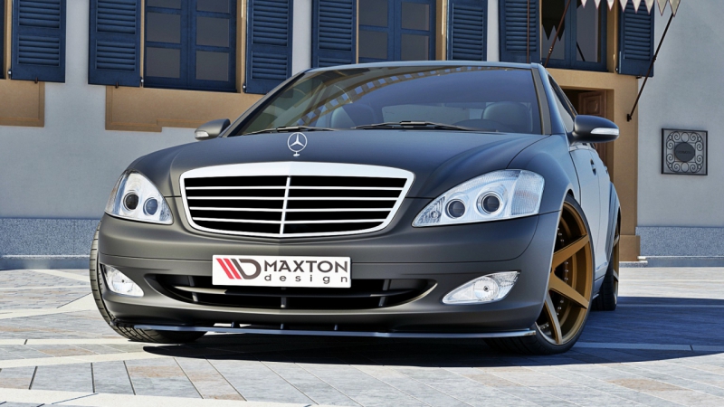 FRONT SPLITTER MERCEDES S-CLASS W221 - 2