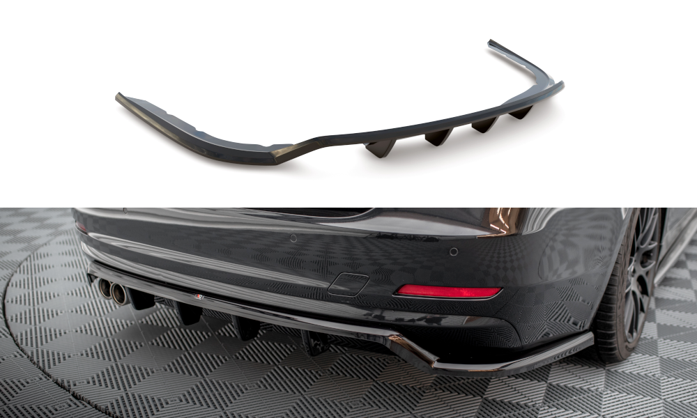 Central Rear Splitter (Vertical Bars) BMW 4 Gran Coupe F36