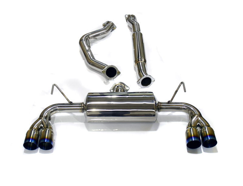 AGENCY POWER TITANIUM TIP TURBOBACK EXHAUST SUBARU STI WAGON 08-12 - 2
