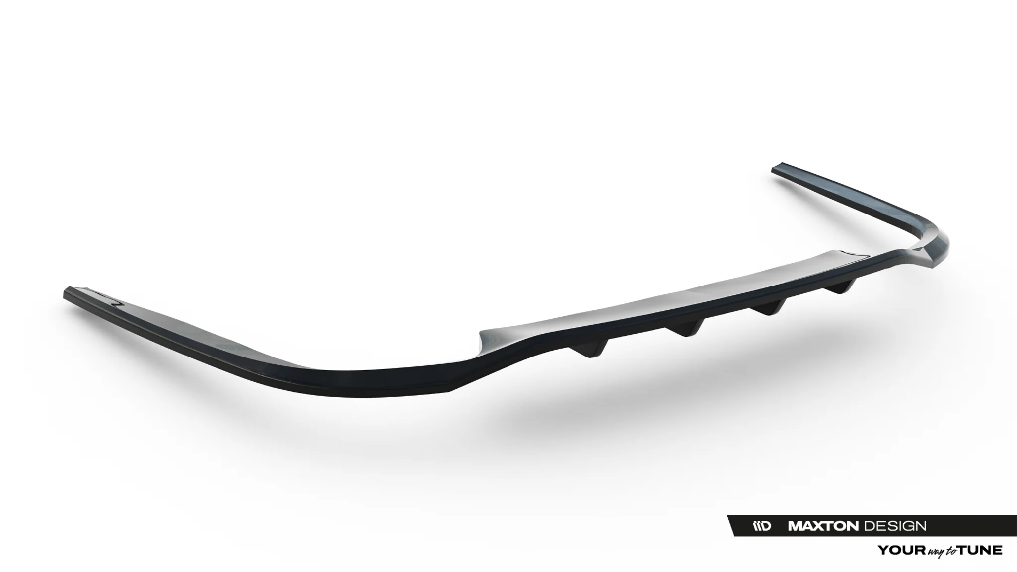 REAR SPLITTER (WITH VERTICAL BARS) SUITABLE FOR AUDI A8 S-LINE LONG D5 FACELIFT – MAXTON DESIGN - 3