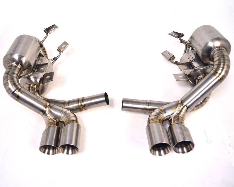 AGENCY POWER TITANIUM EXHAUST SYSTEM WITH QUAD TIPS PORSCHE 997 CARRERA 05-08 - 2