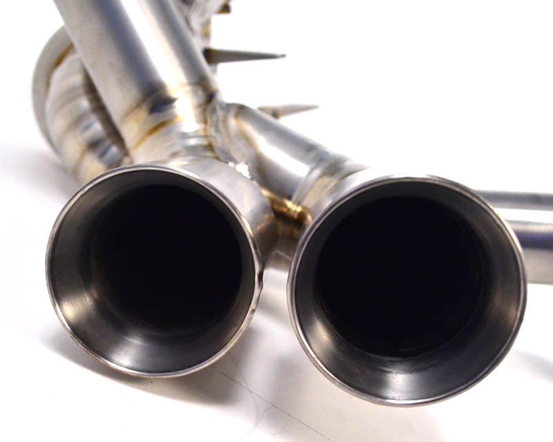 AGENCY POWER TITANIUM EXHAUST SYSTEM WITH QUAD TIPS PORSCHE 997 CARRERA 05-08
