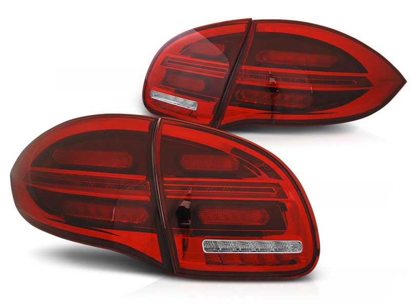 LED-BAKLYKTOR RÖD/VIT TILL PORSCHE CAYENNE 2010-2015