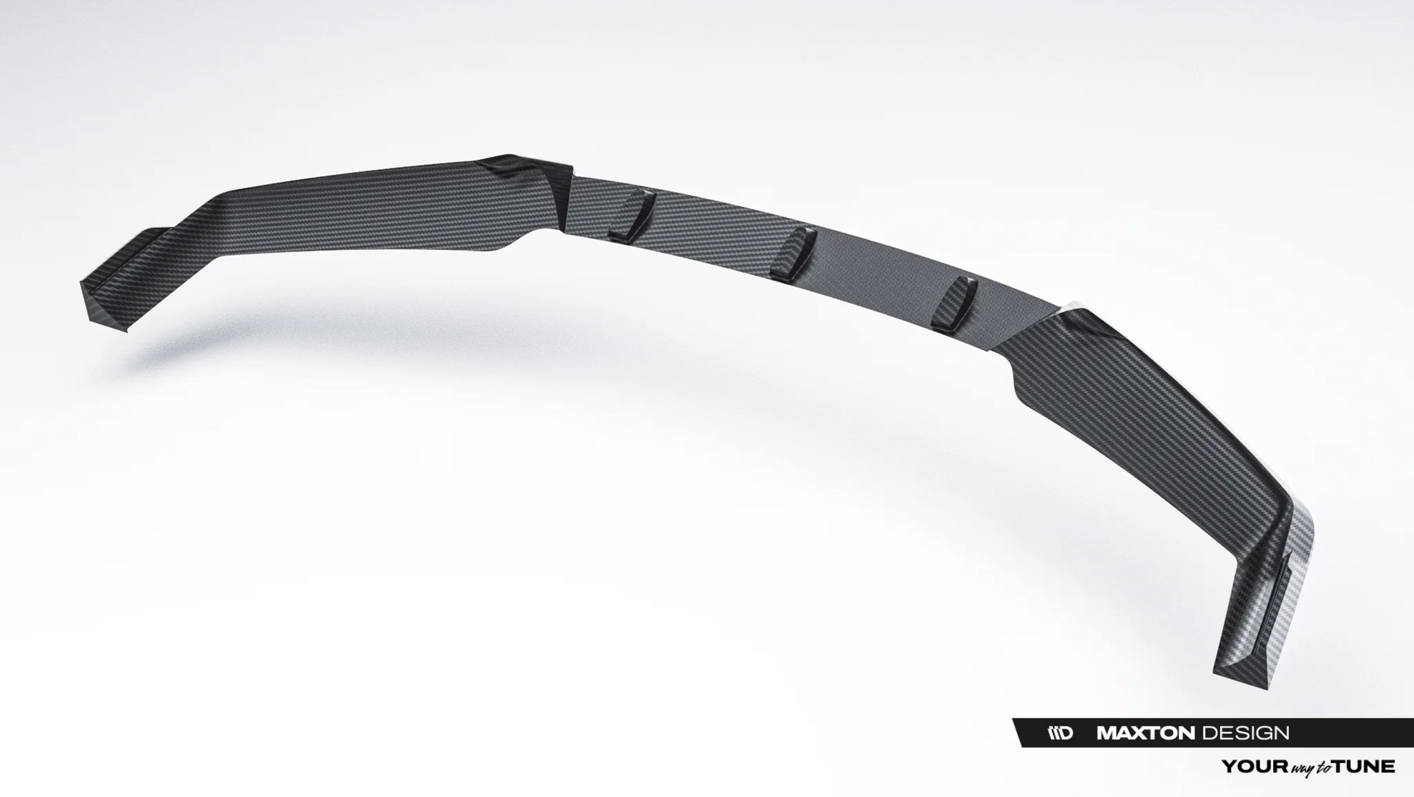 PREPREG CARBON FIBER FRONT SPLITTER SUITABLE FOR BMW 7 M-PACK / M760E / I7 M-PACK G70 – MAXTON DESIGN - 4