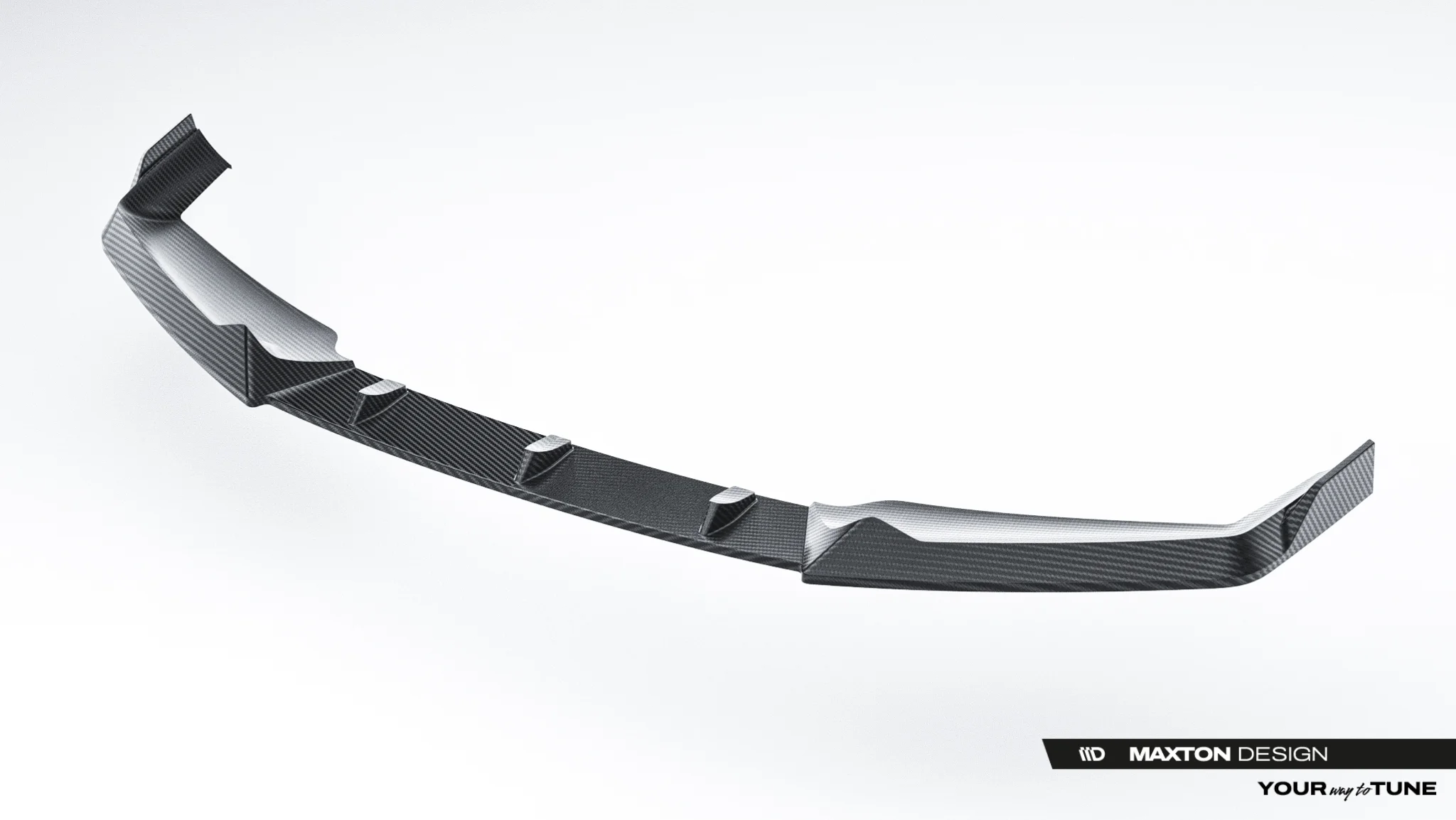 PREPREG CARBON FIBER FRONT SPLITTER SUITABLE FOR BMW 7 M-PACK / M760E / I7 M-PACK G70 – MAXTON DESIGN - 7