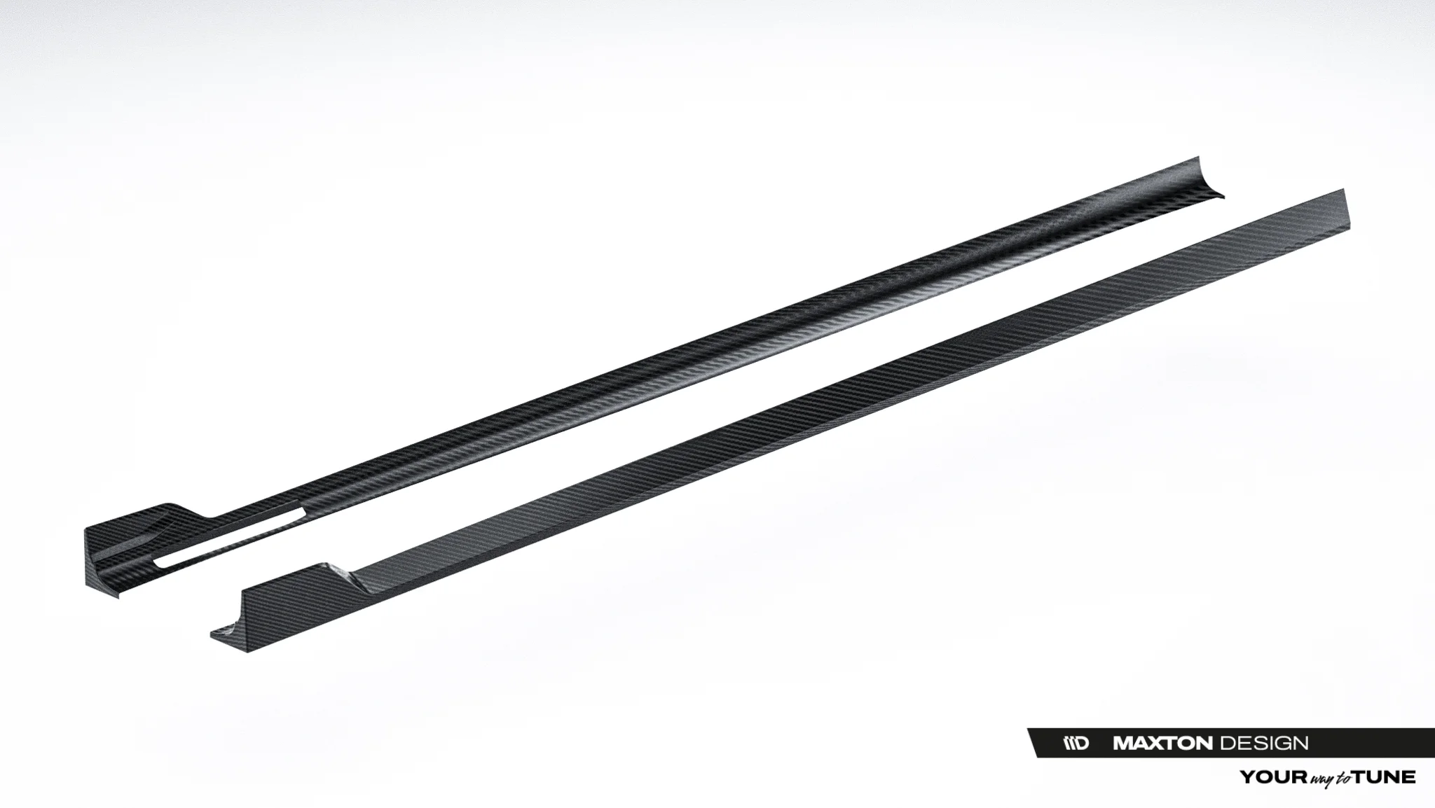 PREPREG CARBON FIBER SIDE SKIRTS SUITABLE FOR BMW 7 M-PACK / M760E / I7 M-PACK G70 – MAXTON DESIGN - 4