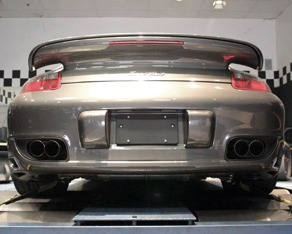 AGENCY POWER TITANIUM MUFFLER EXHAUST SYSTEM WITH 200 CELL CATS PORSCHE 996 TURBO 01-05 - 4