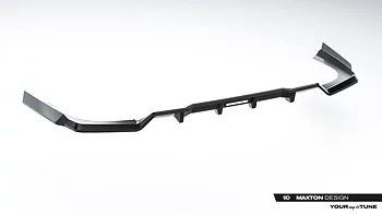 PREPREG CARBON FIBER REAR SPLITTER (WITH VERTICAL BARS) SUITABLE FOR BMW 7 M-PACK / I7 M-PACK G70 – MAXTON DESIGN