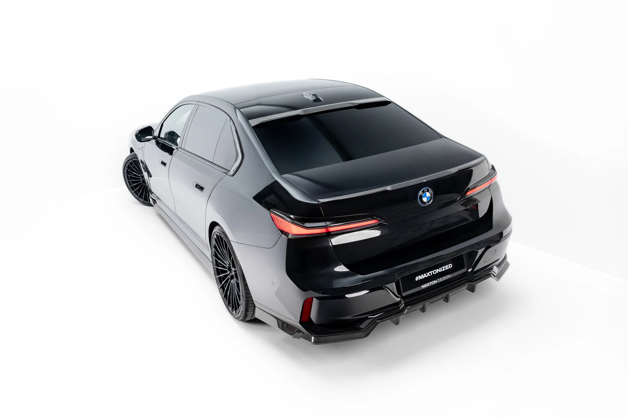 PREPREG CARBON FIBER REAR SPLITTER (WITH VERTICAL BARS) SUITABLE FOR BMW 7 M-PACK / I7 M-PACK G70 – MAXTON DESIGN - 7