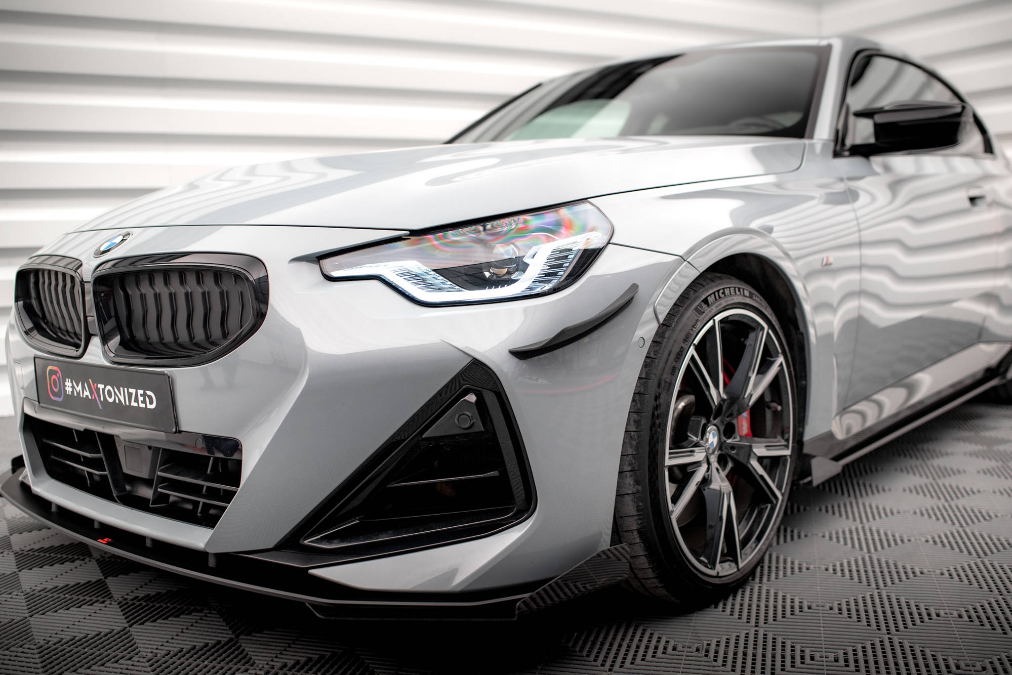 Front Bumper Wings (Canards) BMW 2 Coupe M-Pack / M240i G42 - 3