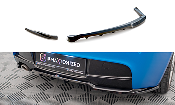 Central Rear Splitter (Vertical Bars) BMW 1 M-Pack E87 Facelift