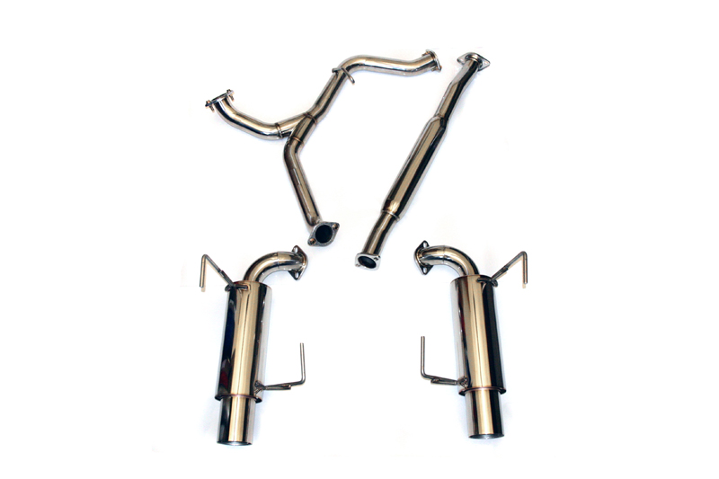 AGENCY POWER STAINLESS TURBOBACK DUAL EXHAUST SYSTEM SUBARU WRX STI SEDAN 08-14 - 3