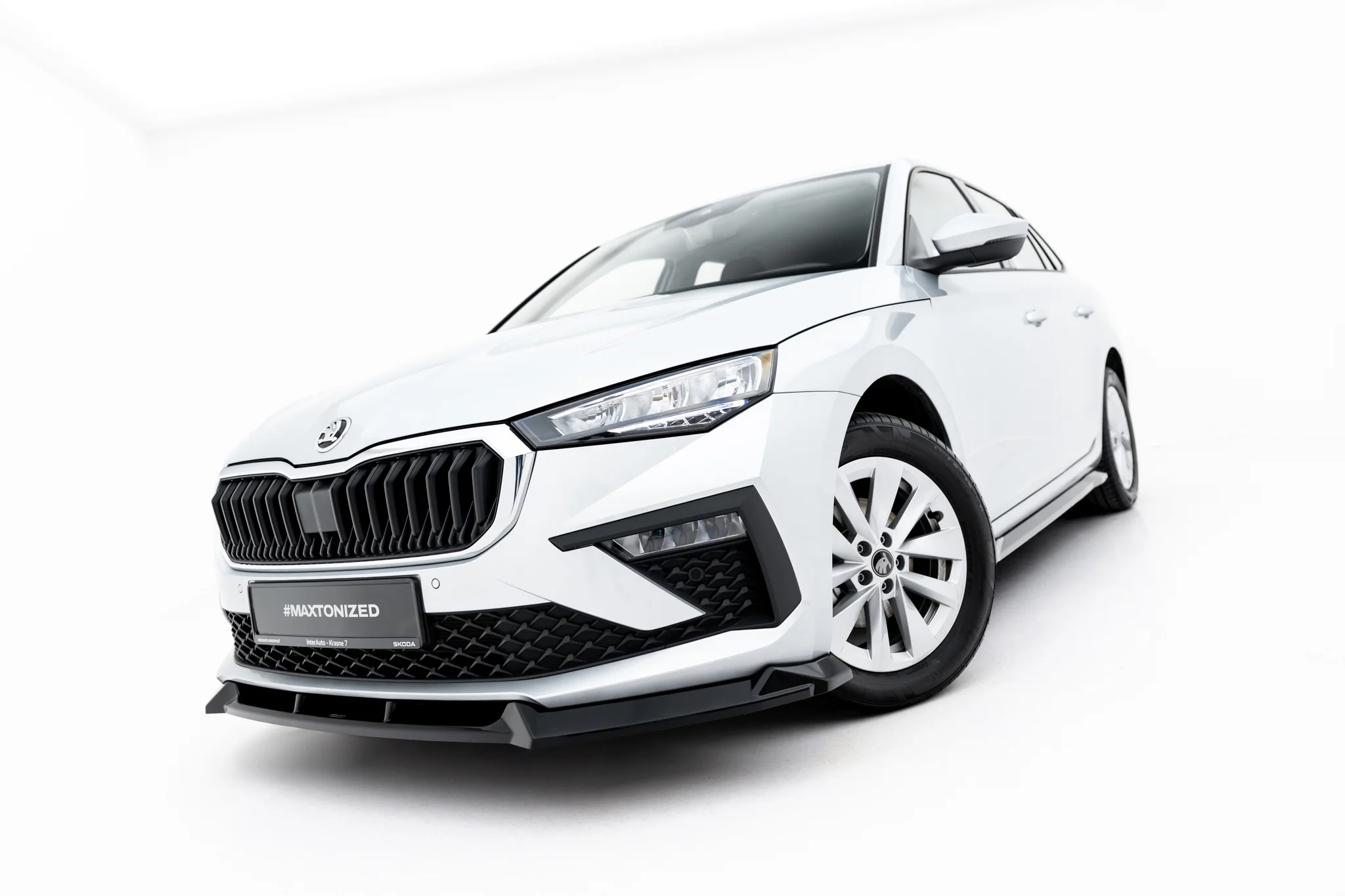FRONT SPLITTER SUITABLE FOR SKODA SCALA MK1 FACELIFT – MAXTON DESIGN - 5
