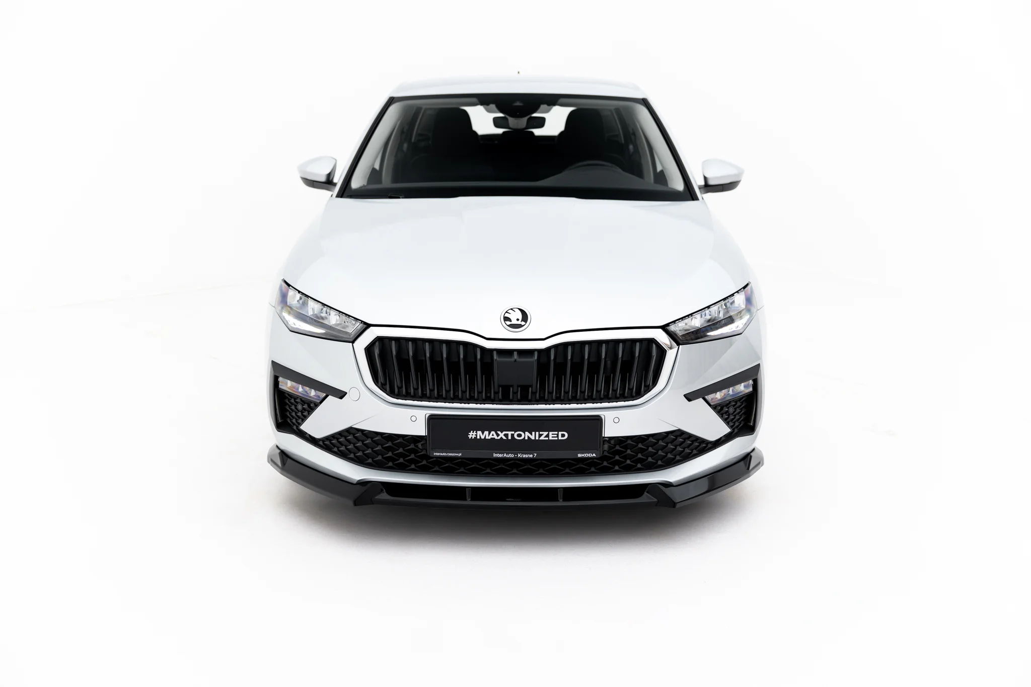 FRONT SPLITTER SUITABLE FOR SKODA SCALA MK1 FACELIFT – MAXTON DESIGN - 2