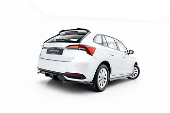 REAR SPLITTER (WITH VERTICAL BARS) SUITABLE FOR SKODA SCALA MK1 FACELIFT – MAXTON DESIGN